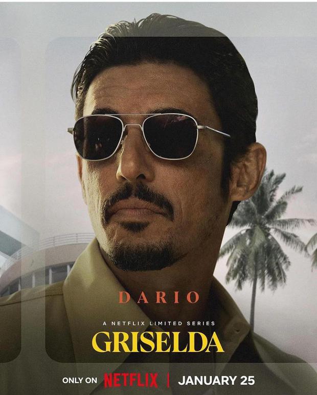 Alberto Guerra como Darío Sepúlveda, el tercer esposo de Griselda (Foto: Netflix)
