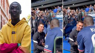 Video viral: Khaby emocionado por conocer a Lionel Messi en París
