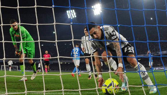 Ángel Di María anota en Juventus vs. Napoli. (Foto: Getty Images)