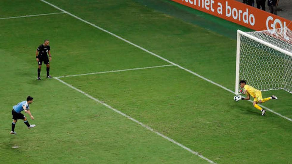 El último recuerdo que Luis Suárez tiene de la selección peruana es la atajada de penal de Pedro Gallese, que terminó eliminando a Uruguay de la Copa América
