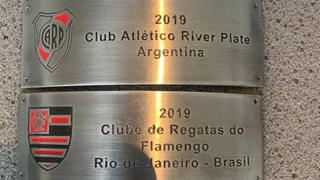 Exigió una explicación: Flamengo pidió cambiar su placa de campeón de Copa Libertadores 2019