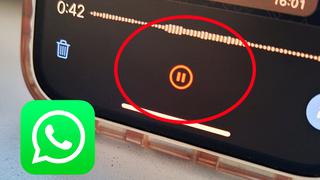WhatsApp: cómo pausar la grabación de una nota de voz y continuarla más tarde