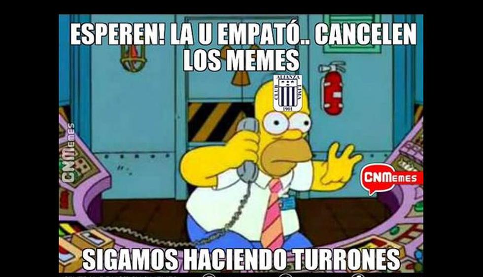 Los memes hicieron de las suyas tras el empate de Universitario de Deportes ante San Martín. (Internet)