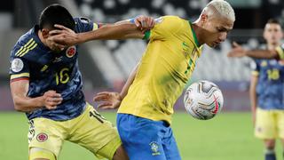 Colombia perdió 2-1 ante Brasil: la genialidad de Luis Fernando Díaz no alcanzó