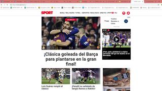 No podía faltar: así reaccionó la prensa internacional tras la goleada del Barcelona sobre Real Madrid