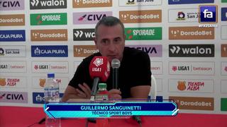 Sport Boys: Guillermo Sanguinetti analizaría abandonar su cargo