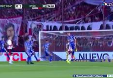 ¡'Blooper' de Varela! River encontró el 1-0 ante Godoy Cruz por Copa Argentina gracias a un autogol [VIDEO]