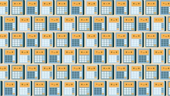 Tienes que hallar las 3 calculadoras que no sirven en la imagen. (Foto: Noticieros Televisa)