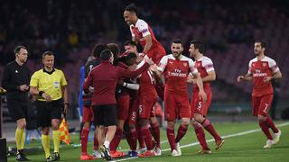 ¡San Paolo fue 'Gunner'! Arsenal venció a Napoli avanzó a semifinales de Europa League 2019