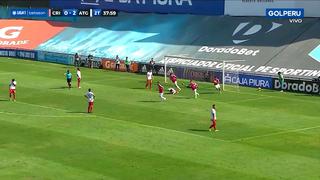 Tras penal errado de Escobar: el gol de Sosa para el descuento de Sporting Cristal ante Atlético Grau [VIDEO]