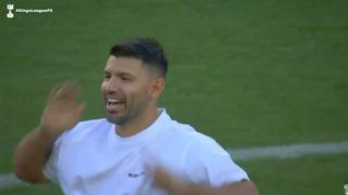 Furor en Camp Nou: el gol de Agüero en la Kings League y la celebración como Messi [VIDEO]