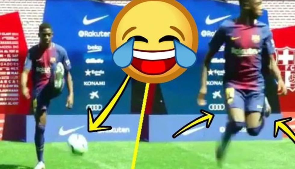 Los memes de la presentación de Dembélé con el Barcelona en el Camp Nou [FOTOS] - FUTBOL ...