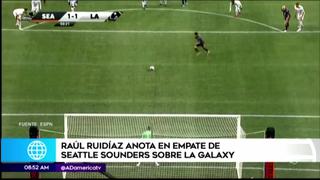 Raúl Ruidíaz regala gol a lo Panenka en empate de Seattle Sounders ante Ángeles Galaxy 