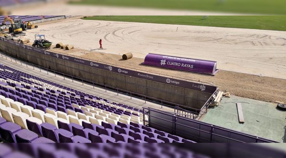 El estadio Zorrilla está en arreglos. (Onda Cero)