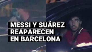 Messi y Suárez fueron captados juntos en un restaurante de Barcelona