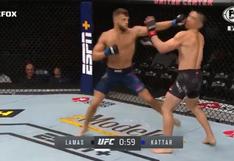 ¡Uno, dos y al suelo! Calvin Kattar derrotó a Ricardo Lamas con genial combinación de puños en el UFC 238 [VIDEO]