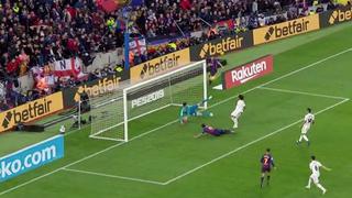 ¡Iba a ser un golazo! El increíble palo que le negó a Luis Suárez la sentencia al Real Madrid [VIDEO]