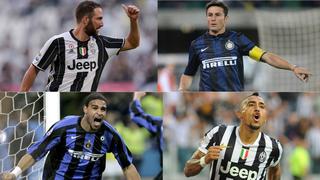 Como Higuaín e Icardi: los sudamericanos que fueron figuras en Inter y Juventus