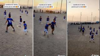 Video viral: Christian Cueva juega ‘pichanga’ con un grupo de niños en cancha de tierra