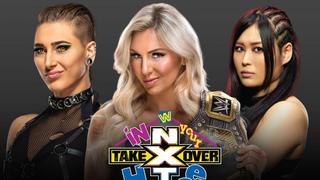 ¡El título estará en juego! La campeona Charlotte Flair peleará contra Io Shirai y Rhea Ripley en NXT TakeOver: In Your House