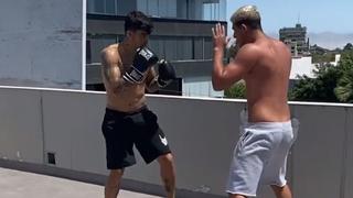 Tiembla, Rocky: Da Silva sorprendió entrenando boxeo durante la cuarentena [VIDEO]
