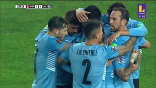 ¡Grave error de Santamaría! De Arrascaeta anota el 1-1 para Uruguay vs. Perú [VIDEO]