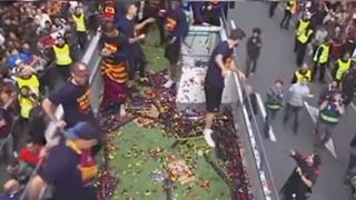 Con Piqué empezó todo: la broma de los cracks del Barça que terminó con un zapatillazo en la cara [VIDEO]