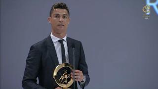 Un premio más a la lista: Cristiano Ronaldo recibió trofeo en Portugal por su gran año