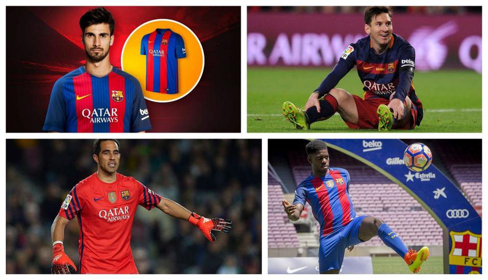 Así formaría el Barcelona en el 2016-2017 con sus cuatro nuevos fichajes.
