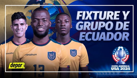 Conoce cuál es el Grupo de Ecuador en la Copa América de Estados Unidos. (Diseño: Depor)