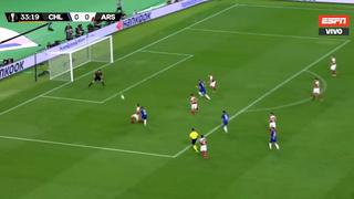 Tras gran pase de Hazard: 'zapatazo' de Emerson casi termina en gol del Chelsea ante Arsenal [VIDEO]
