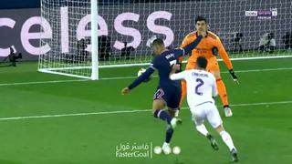 Messi, como con la mano: Mbappé falló el 1-0 ante Courtois en el PSG vs. Real Madrid [VIDEO]