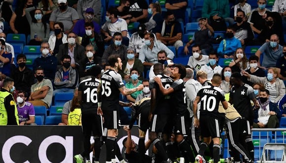Sheriff Tiraspol venció al Real Madrid en el estadio Santiago Bernabéu por Champions League. (Foto: Agencias)