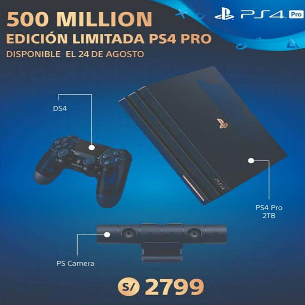 PS4 Pro Edición Limitada 500 millones disponible en Perú [VIDEO y FOTOS] | PS4 | | DEPOR-PLAY | DEPOR