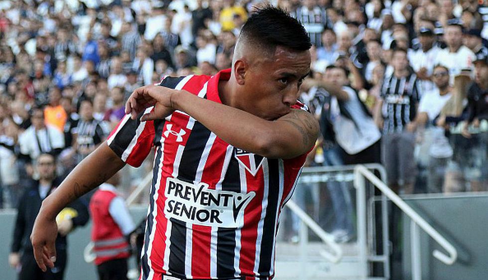 Christian Cueva es titular en Sao Paulo y también cuando juega por la Selección Peruana. (Getty Images)