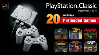 PlayStation Classic,la 'mini' consola, contará con estos 20 juegos [FOTOS]