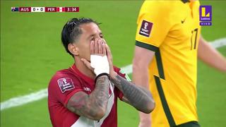 Avisó el ‘Bambino’: Lapadula y la primera ocasión de gol en el Perú vs. Australia [VIDEO]