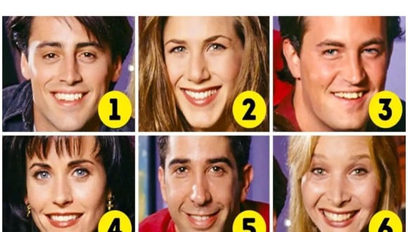 TEST VISUAL | En esta imagen se aprecian los personajes principales de la serie ‘Friends’. Indica cuál es tu favorito. (Foto: namastest.net)