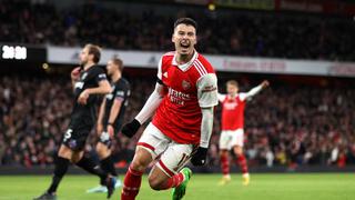 Arriba los ‘Gunners’: gol de Gabriel Martinelli para el 2-1 del Arsenal ante el West Ham