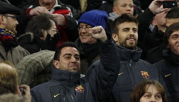 Xavi y Piqué compartieron equipo desde el 2009 hasta el 2015 en el Barcelona. (Foto: Reuters)