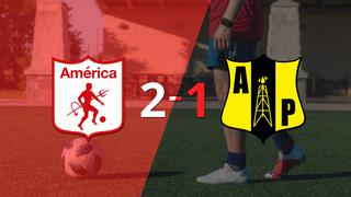 América de Cali le ganó a Alianza Petrolera en su casa por 2-1