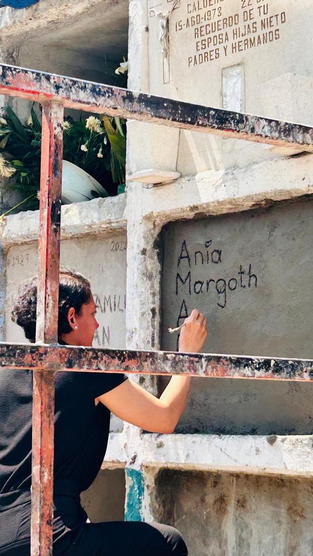 Ania Margoth Acosta fue sepultada en suelo mexicano (Foto: Embajada de Colombia en México / Twitter)