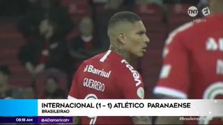 Peruanos en el exterior: Paolo Guerrero estuvo cerca de darle la victoria a su equipo