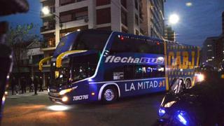 La llegada de Boca Juniors al Monumental para Copa Libertadores [VIDEO]