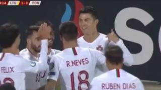¡'Hat-Trick' de Cristiano! El 3-0 de Ronaldo para que Portugal pase por encima a Lituania