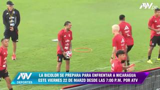 Cómplices: las risas de Sergio Peña y Oliver Sonne en los entrenamientos de la Selección Peruana