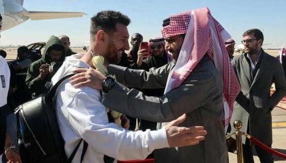 Lionel Messi visitó Arabia Saudita. (Foto: Difusión)