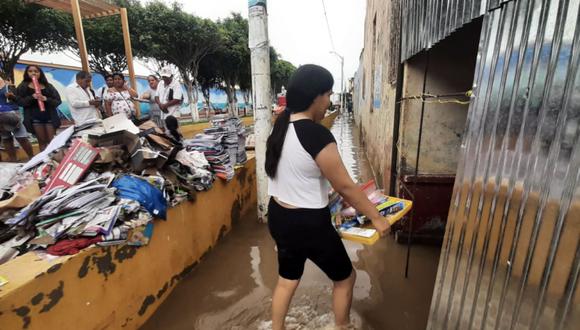 Diversas partes del país se han inundado por las lluvias generadas por el ciclón Yaku (Foto: Andina)