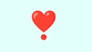 WhatsApp: el extraño significado del emoji del corazón con un punto debajo