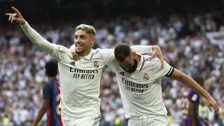 Líder en solitario: Real Madrid venció 3-1 al FC Barcelona en el Bernabéu